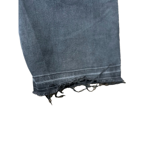 Judy Blue Jeans Womens 24W Black Slim Bootcut High Rise Stretch Raw Released Hem - Picture 6 of 13